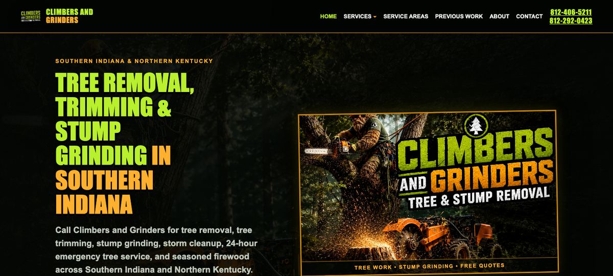 Climbers and Grinders website